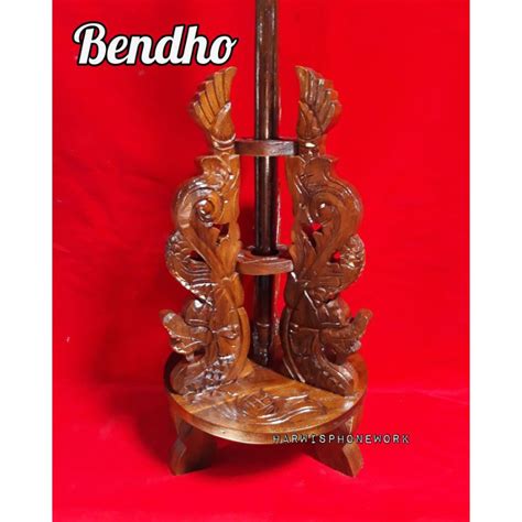 Jual Bendho Jagrak Landeyan Tiang Bendera Tom Bak Kayu Jati Ukir Naga