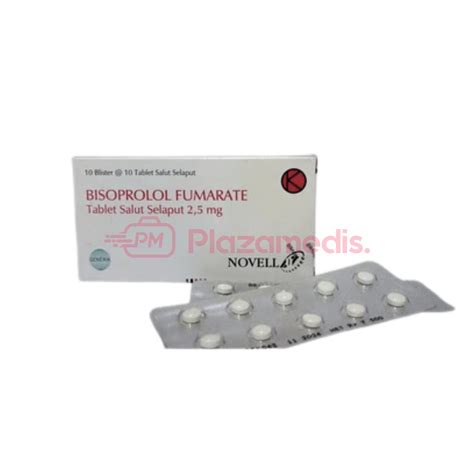 Bisoprolol 2 5 Mg Tablet Plaza Medis