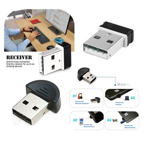 Unifying Receiver 1 To 6 Devices For Logitech Usb Wireless Keyboard Dongle Mouse 6 Way Wireless