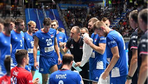 Official Fivb Volleyball Signed By The Serbian National Volleyball Team