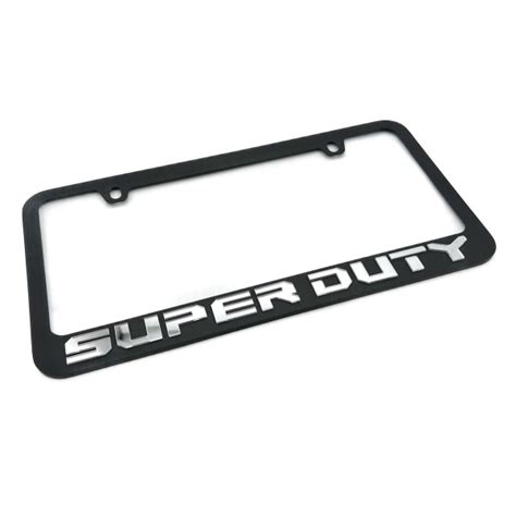 Super Duty Script 3D License Plate Frame