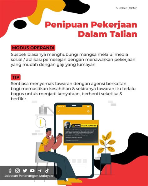 PENIPUAN PEKERJAAN DALAM TALIAN Portal Rasmi Jabatan Penerangan Malaysia