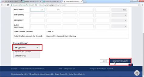 How To Pay Challan At GST Portal By Net Banking Teachoo