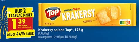 Krakersy Solone Top Pub Top Biedronka Cena Promocje Opinie