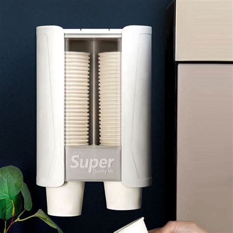 Disposable Paper Cups Dispenser Cup Holder For Water Dispenser Wall