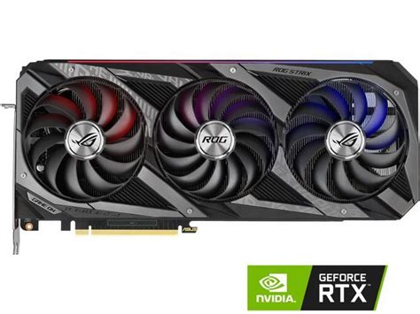 ASUS ROG Strix NVIDIA GeForce RTX 3080 OC Edition Gaming Graphics Card ...