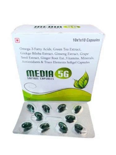 Omega 3 Green Tee Extract Fatty Acid Softgel Capsules Packaging Type