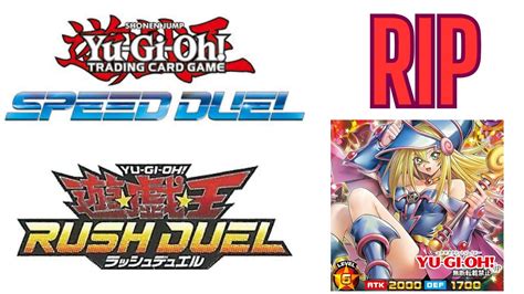 Speed Duels Is Officially Dead Rush Duel Coming To Tcg Youtube