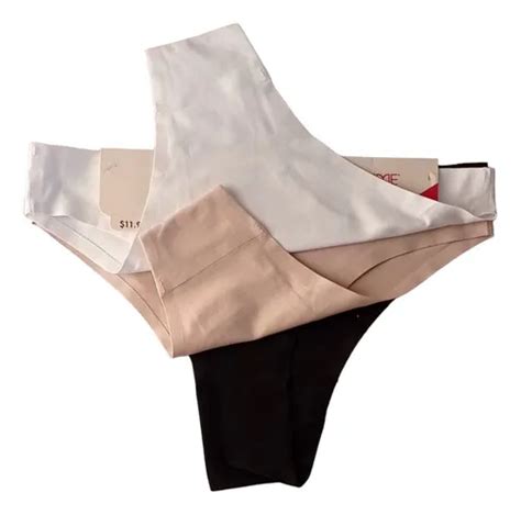 Pack De Tres Calzones Bikini Intime Nude Negro Microfibra Cuotas sin interés
