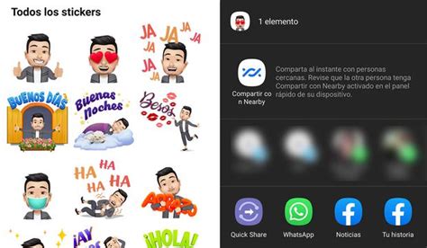 WhatsApp Cómo usar los stickers de Facebook Avatars en la app