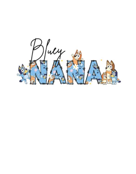 Bluey Nana Png Download Etsy