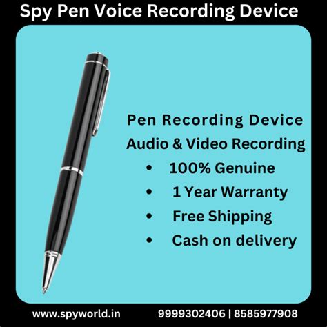 Top Reasons to Get a Spy Pen Voice Recorder