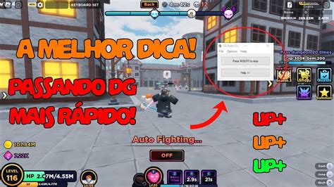 A melhor dica para upar muito rápido Anime Dungeon Fighters ROBLOX