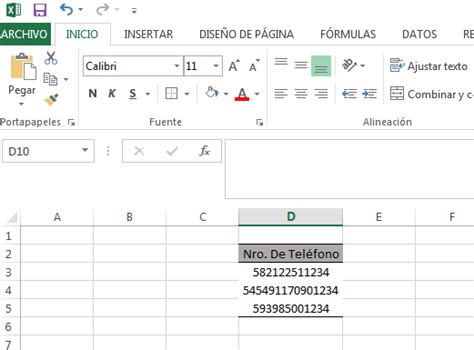 Habilitar Link telefónico en Excel Voipocel