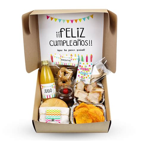 Desayuno criollo de cumpleaños Caja de desayuno sorpresa Desayunos