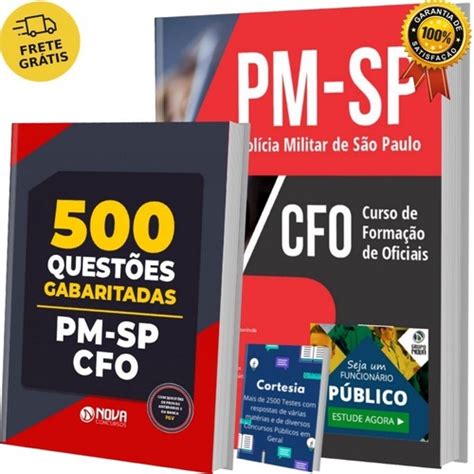 Kit Apostila Cfo Pm Sp Oficial Pm Barro Branco Quest Es Submarino