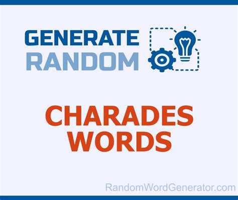 funny charades ideas generator - Jeanice Nelms