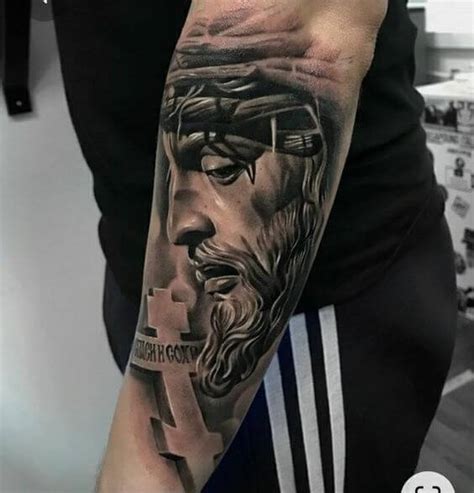 Jesus Tattoo Half Sleeve