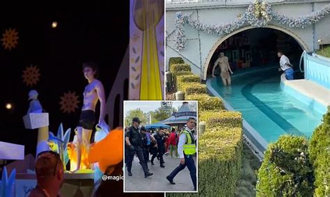 Shocking Moment Disneyland Guest Strips NAKED And Crawls Around It S A Small World Ride