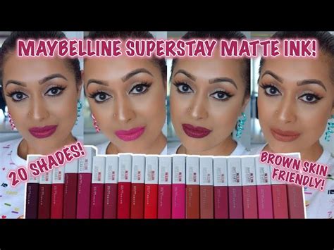 Maybelline Superstay Matte Ink Ruler Swatches Store Outlet | www.pinnaxis.com