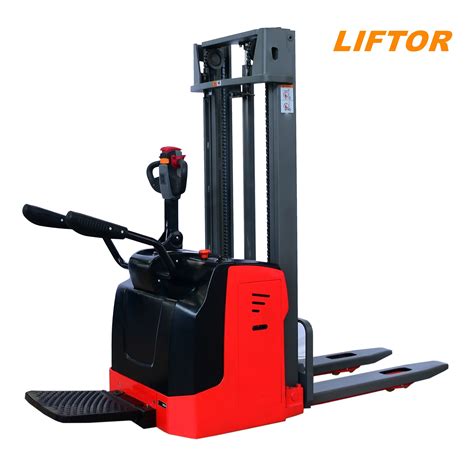 Semi Electric Hand Pallet Truck Lift Stacker Electric Forklift Pallet