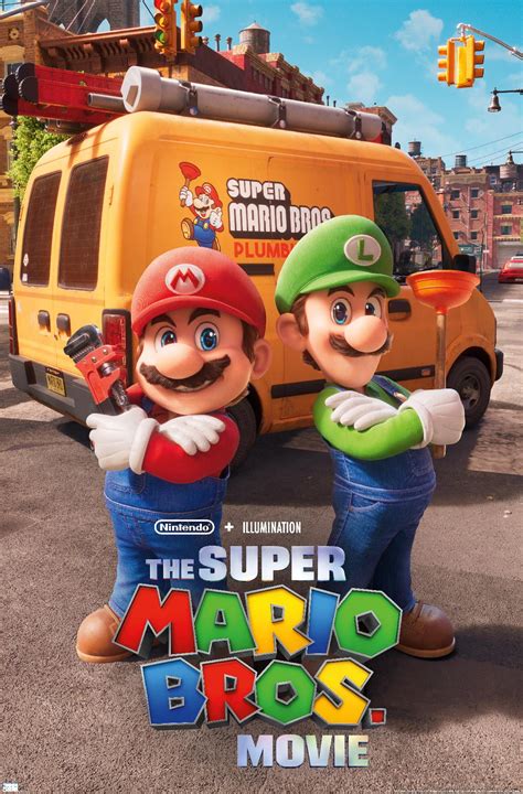 The Super Mario Bros. Movie - Brooklyn Key Art Wall Poster, 22.375" x ...