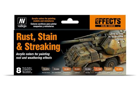 Buy Acrylicos Vallejo Vj70183 Rust Stains And Streaking Model Color