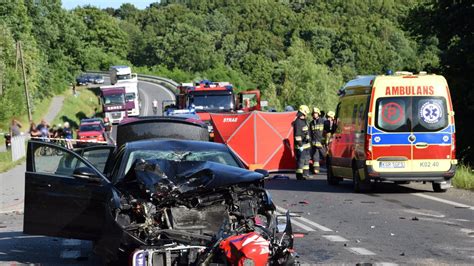 Miertelny Wypadek Na Podkarpaciu Nie Yje Motocyklista Kt Ry Czo Owo