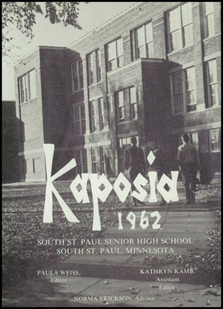 Explore 1962 South St. Paul High School Yearbook, South St. Paul MN ...