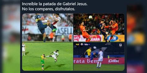 Pasó Brasil Pero Los Memes De La Patada Criminal De Gabriel Jesús