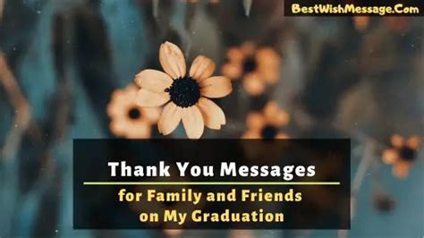 86+ Thank You Messages for Family and Friends on My Graduation