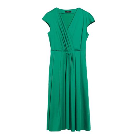 Max Mara Weekend Dress Vertice Woman Garden Green Mascheroni Store