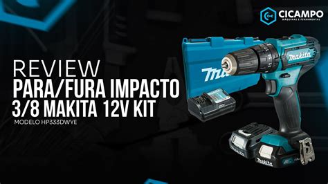 REVIEW KIT PARAFUSADEIRA FURADEIRA DE IMPACTO 2 BATERIAS 12V 1