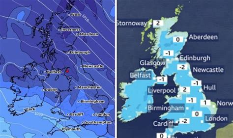 Bbc Weather Temperatures Plummet Below Zero As Uk Braces For Freezing