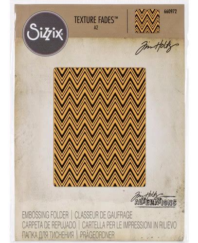 Zig Zag Embossing Folder Scrappers Cove