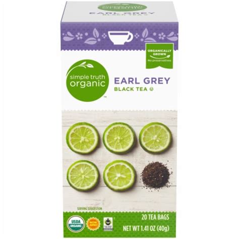 Simple Truth Organic Earl Grey Black Tea Bags 20 Ct Kroger