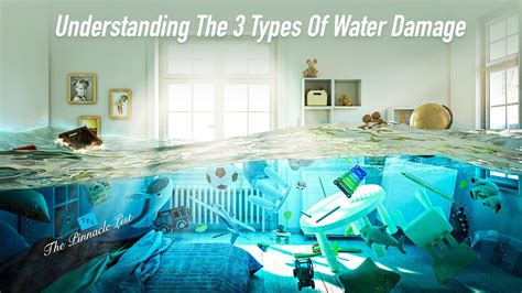 Understanding The 3 Types Of Water Damage The Pinnacle List