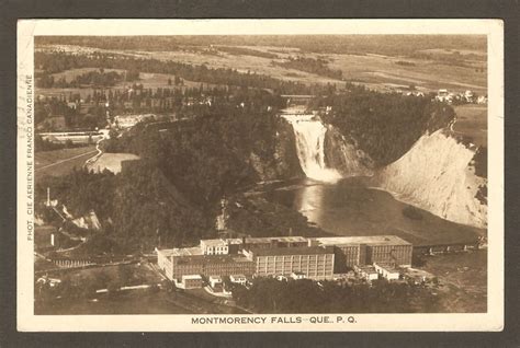 La Dominion Textile La Chute Montmorency Et Les Environs Une