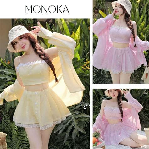 Set N I Bi N O Ng C Bra Bikini O S Mi Kho C Ngo I D I Tay K Xanh Qu N Short Sooc