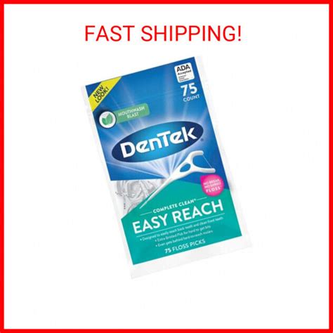 Dentek Floss Picks Complete Clean Back Teeth Count Pack Ebay