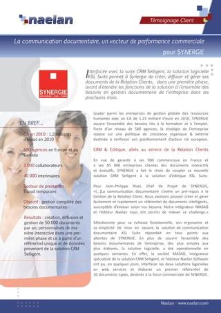 CRM et éditique interactive transactionnelle et batch PDF