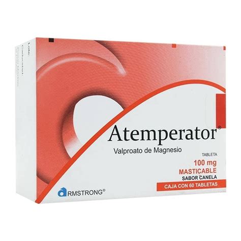 Atemperator 100 Mg 60 Tabletas Masticables Sabor Canela Walmart