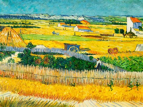 The Harvest Van Gogh Landscapes Vincent Van Gogh Van Gogh Paintings