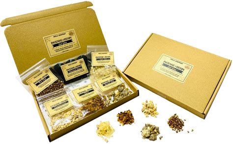 Incense Resin Set Benzion Myrrh Frankincense Copal Gum Three Kings