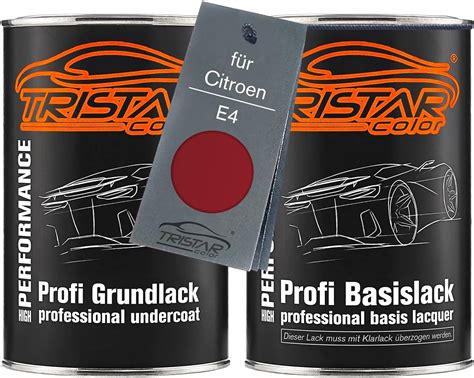 TRISTARcolor Car Paint Set Can Ready To Spray For Citroen E4 Rouge