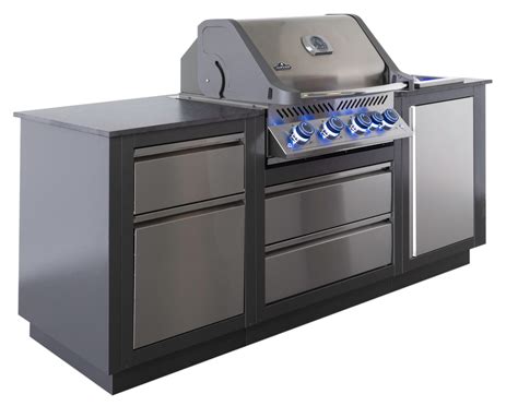 Napoleon Outdoor K Che Oasis Compact Mit Prestige Einbaugrill