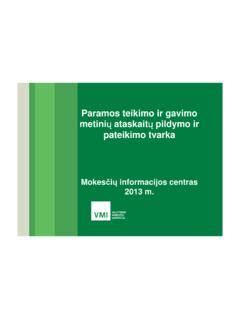 Paramos teikimo ir gavimo metinių ataskaitų paramos teikimo ir