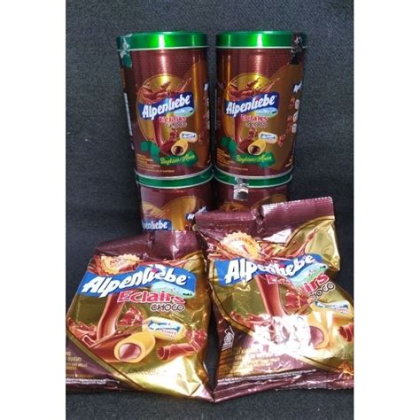 Jual PERMEN ALPENLIEBE ECLAIRS CHOCO KALENG KEMASAN Shopee Indonesia