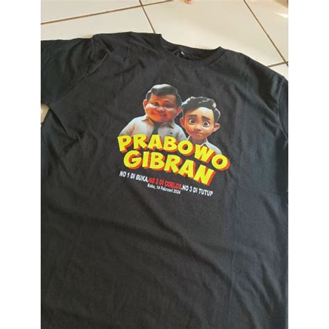 Jual Kaos Prabowo Gibran Pilpres Shopee Indonesia