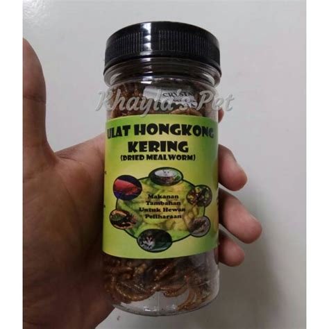 Jual Dried Mealworm Ulat Hongkong Kering Untuk Snack Makanan Sugar